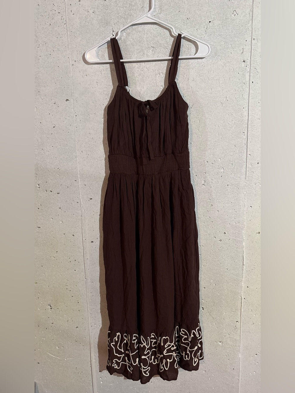 NWT Maurices Bare Embroidered Hem Midi Dress | Size: XS